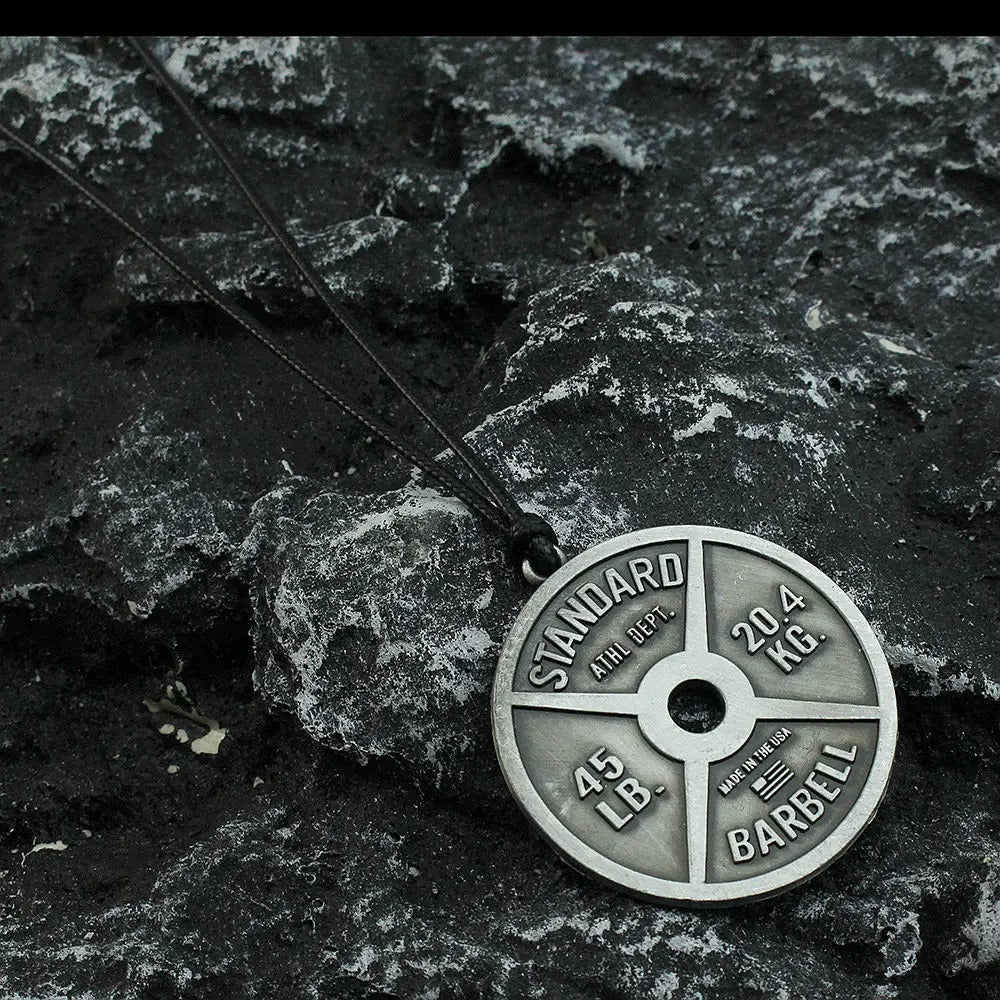 45lb Plate Necklace