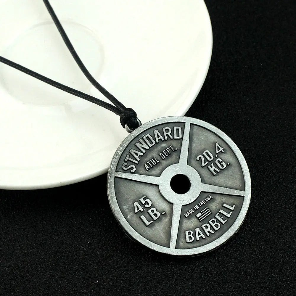 45lb Plate Necklace